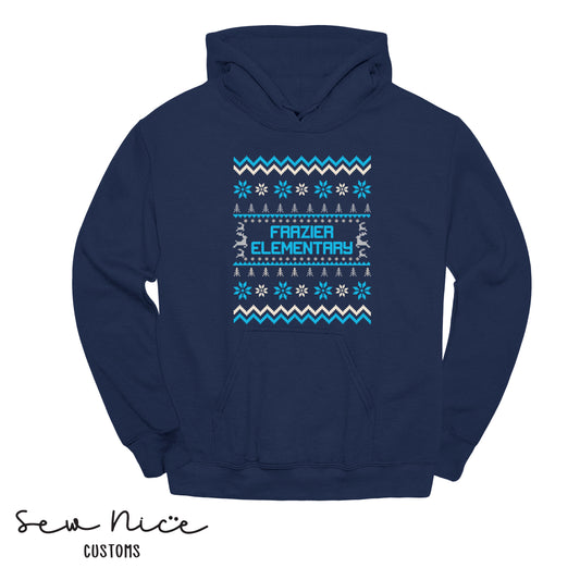 Frazier Winter Sweater Design- Unisex Adult/Youth Hoodie