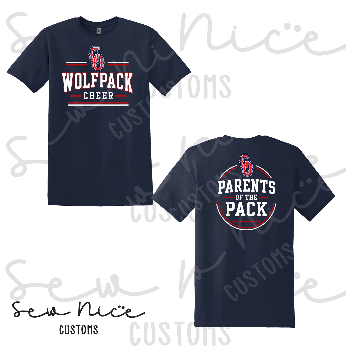 GO Wolfpack Cheer- Parent Pack - Unisex T-Shirt