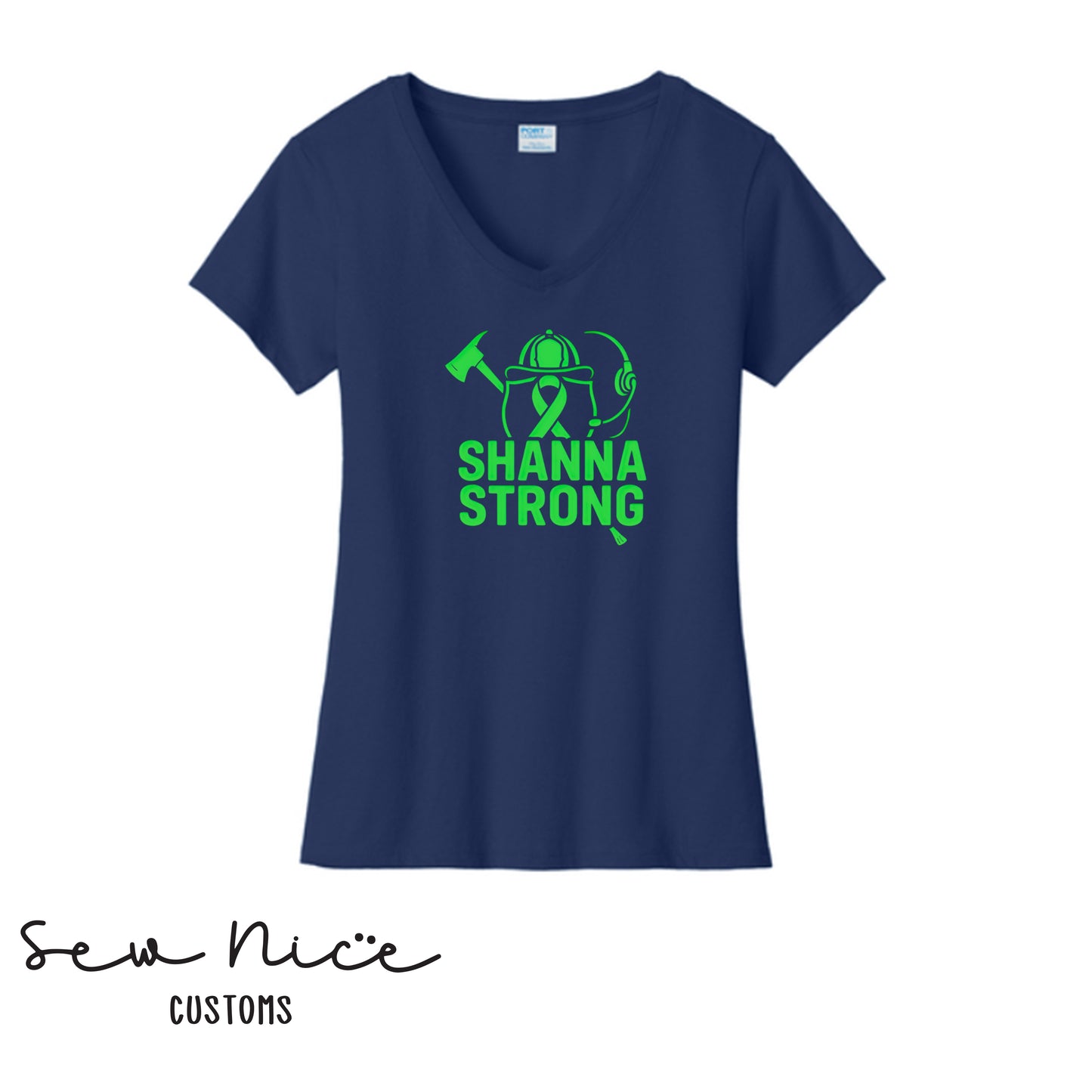 Shanna Strong Women's V-Neck Shirt