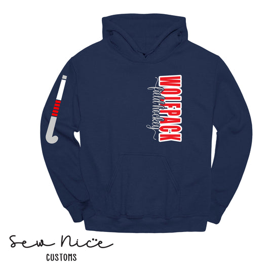 GO Field Hockey SIDE DESIGN-Unisex Adult/Youth Hoodie
