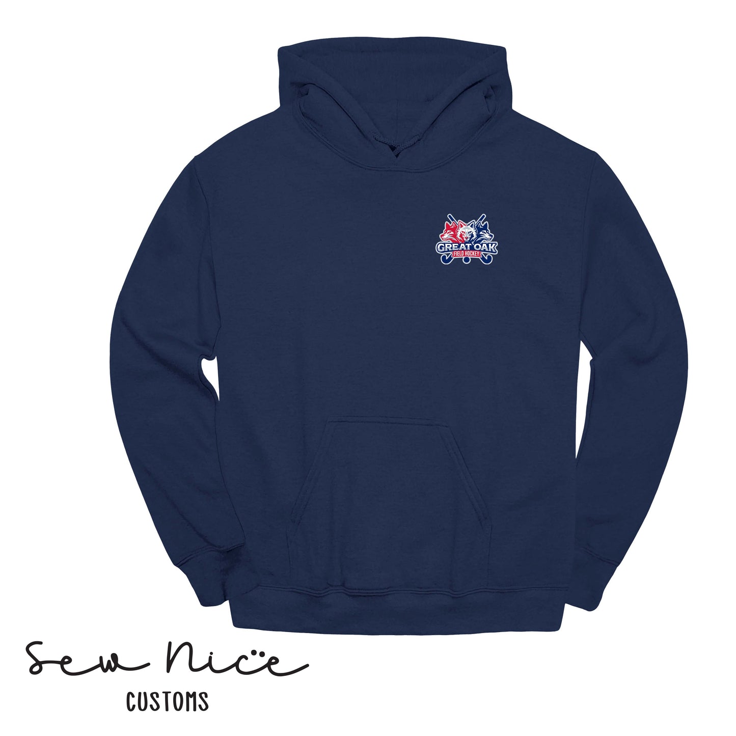 GO Wolfpack Field Hockey Unisex Adult/Youth Hoodie