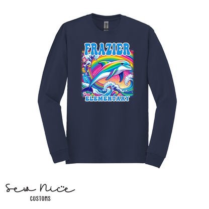 Frazier-LISA FRANK Design- Unisex Long Sleeve Shirt
