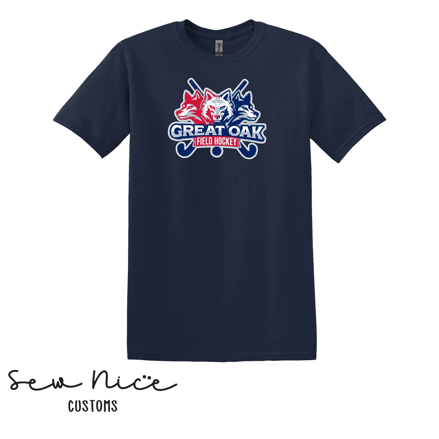 GO Wolf Pack Field Hockey Unisex Adult/Youth T-Shirt