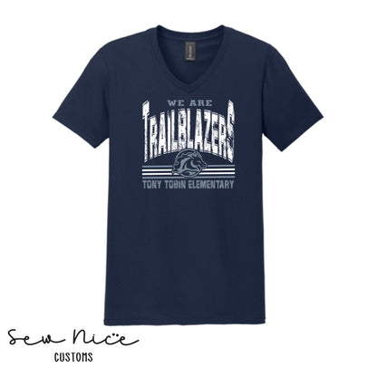 Tony Tobin- We Are Trailblazers- Unisex Adult V-Neck Shirt