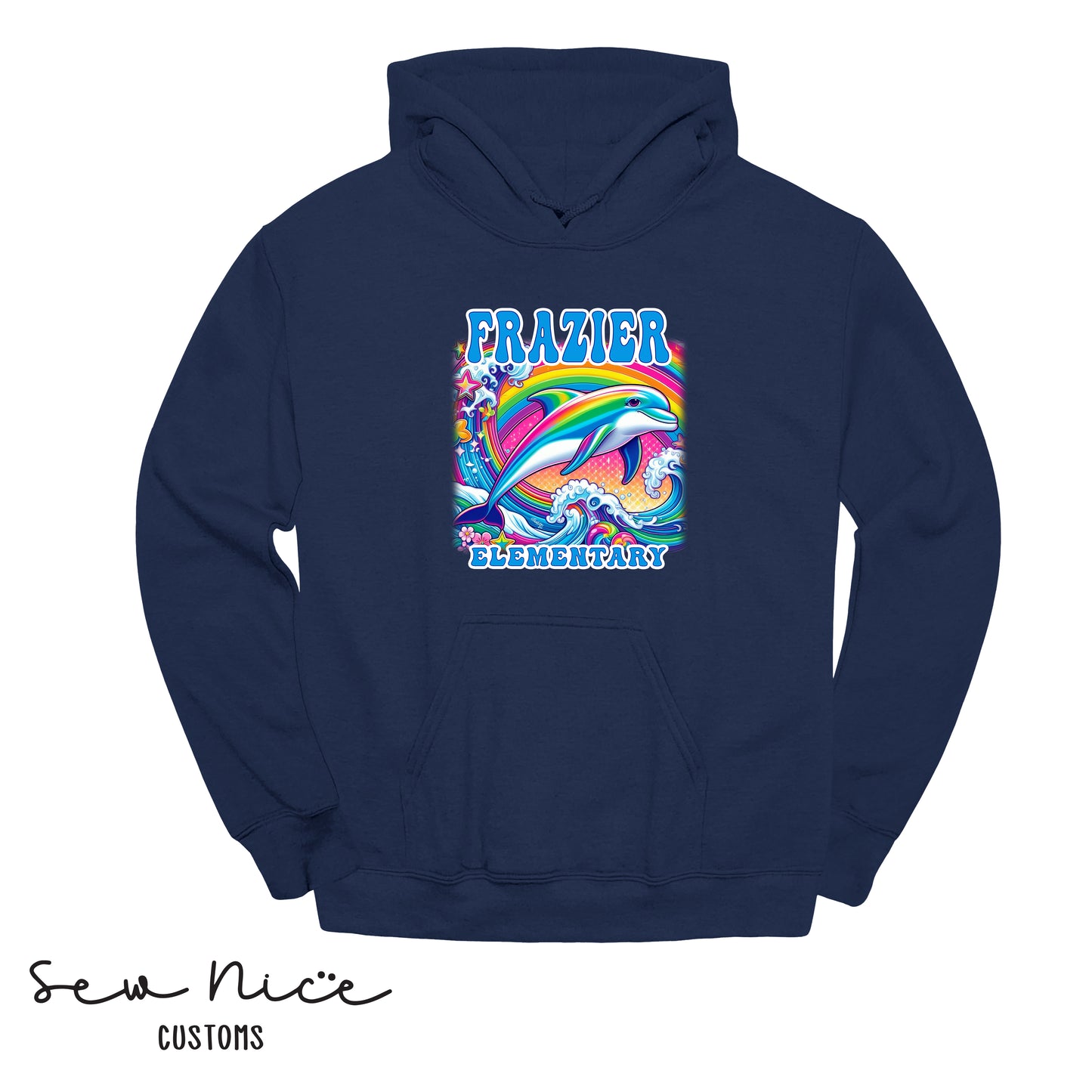 Frazier- LISA FRANK Design- Unisex Adult/Youth Hoodie