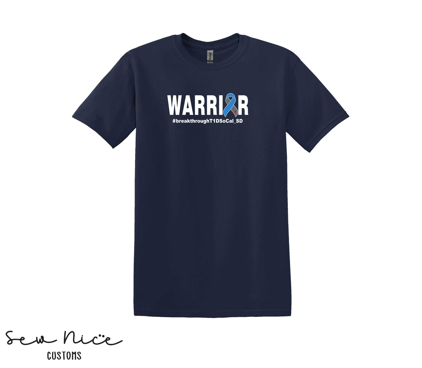 WARRIOR T1D- Unisex Adult/Youth T-Shirt