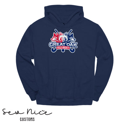 GO Wolfpack Field Hockey Unisex Adult/Youth Hoodie