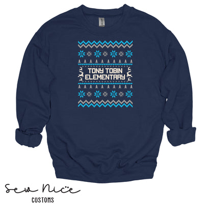 Tony Tobin Winter Sweater- Unisex Adult/Youth Crewneck Sweater