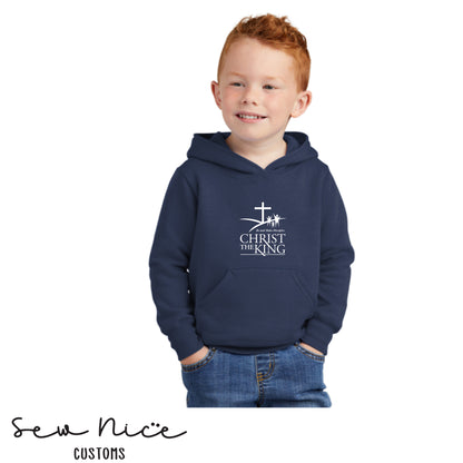 Christ The King Logo- TODDLER Hoodie