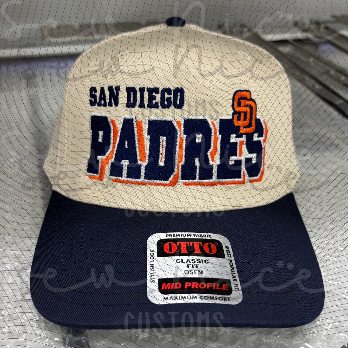 Embroidered "Padres SD” Hat