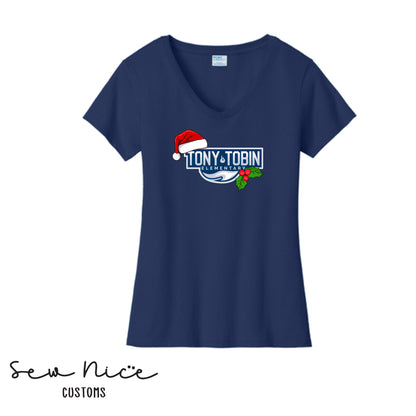 Tony Tobin Holiday- Ladies V-Neck Shirt