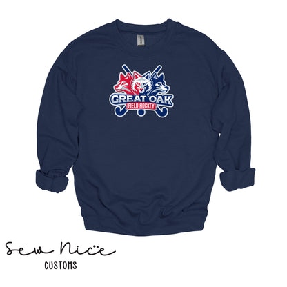 GO Wolfpack Field Hockey Unisex Adult/Youth Crewneck Sweatshirt