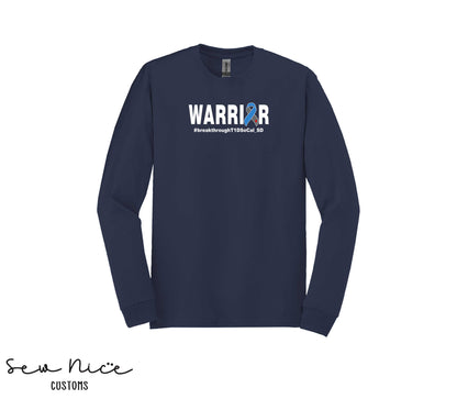 WARRIOR T1D- Unisex Adult/Youth Long Sleeve Shirt