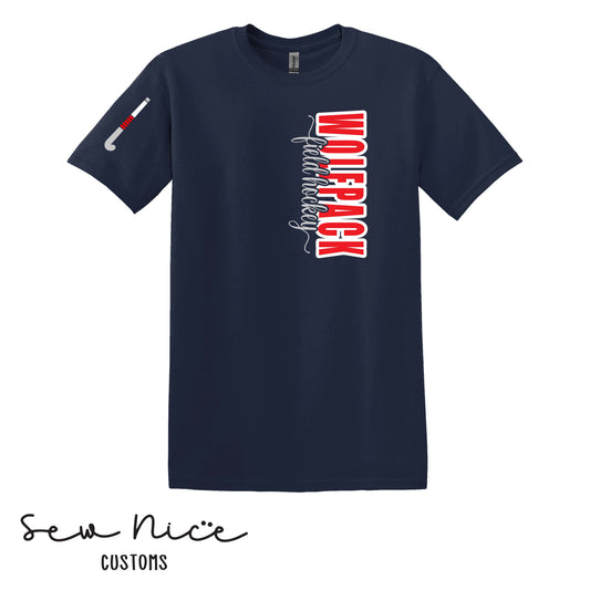 GO Wolfpack Field Hockey SIDE DESIGN- Unisex Adult/Youth Shirt