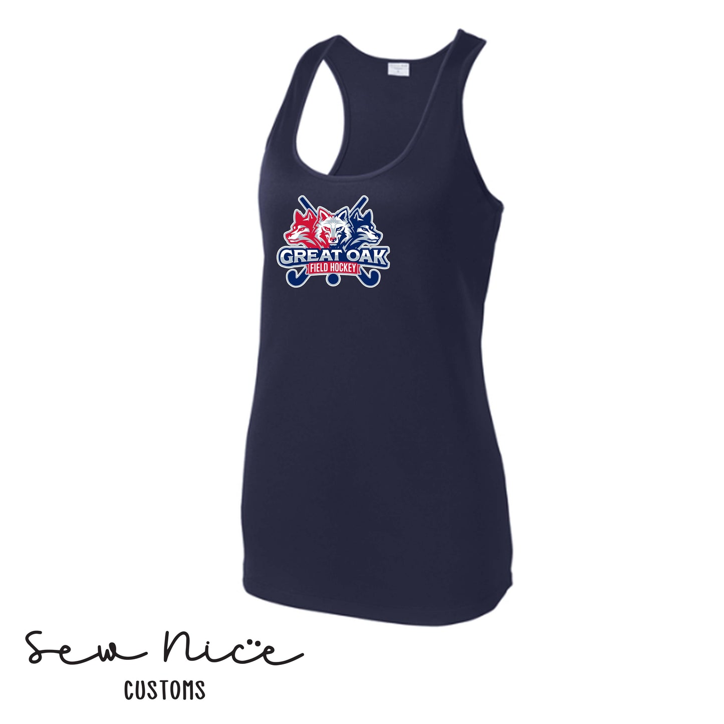 GO Wolfpack Field Hockey Ladies Dri Fit Tank Top