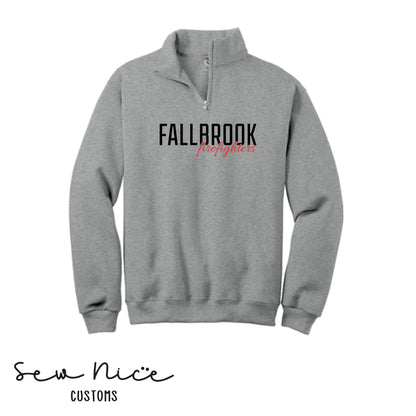 Fallbrook Firefighters- 1/4 Zip Sweatshirt