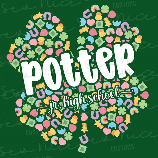 Shamrock Marshmallow Design-POTTER