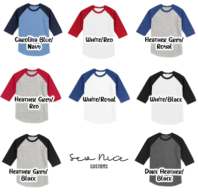 Raglan ADULT Shirt- Frazier Teddy Bear