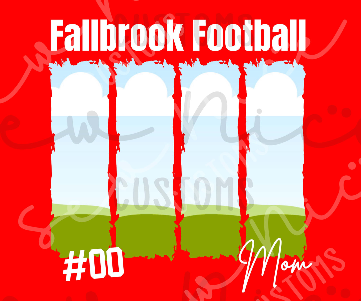 Custom Photo Fallbrook Football