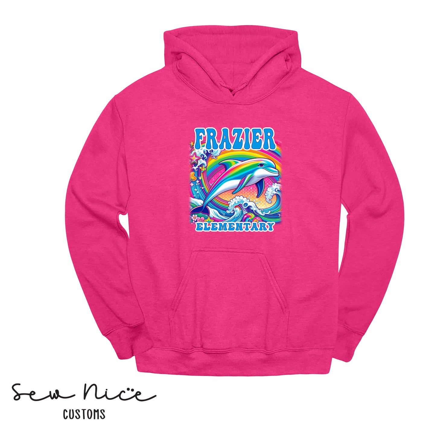 Frazier- LISA FRANK Design- Unisex Adult/Youth Hoodie