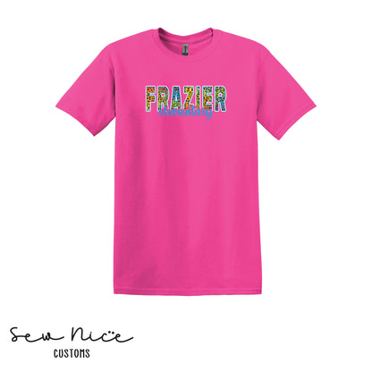 Leopard Frazier Design- Unisex Adult/Youth T-Shirt