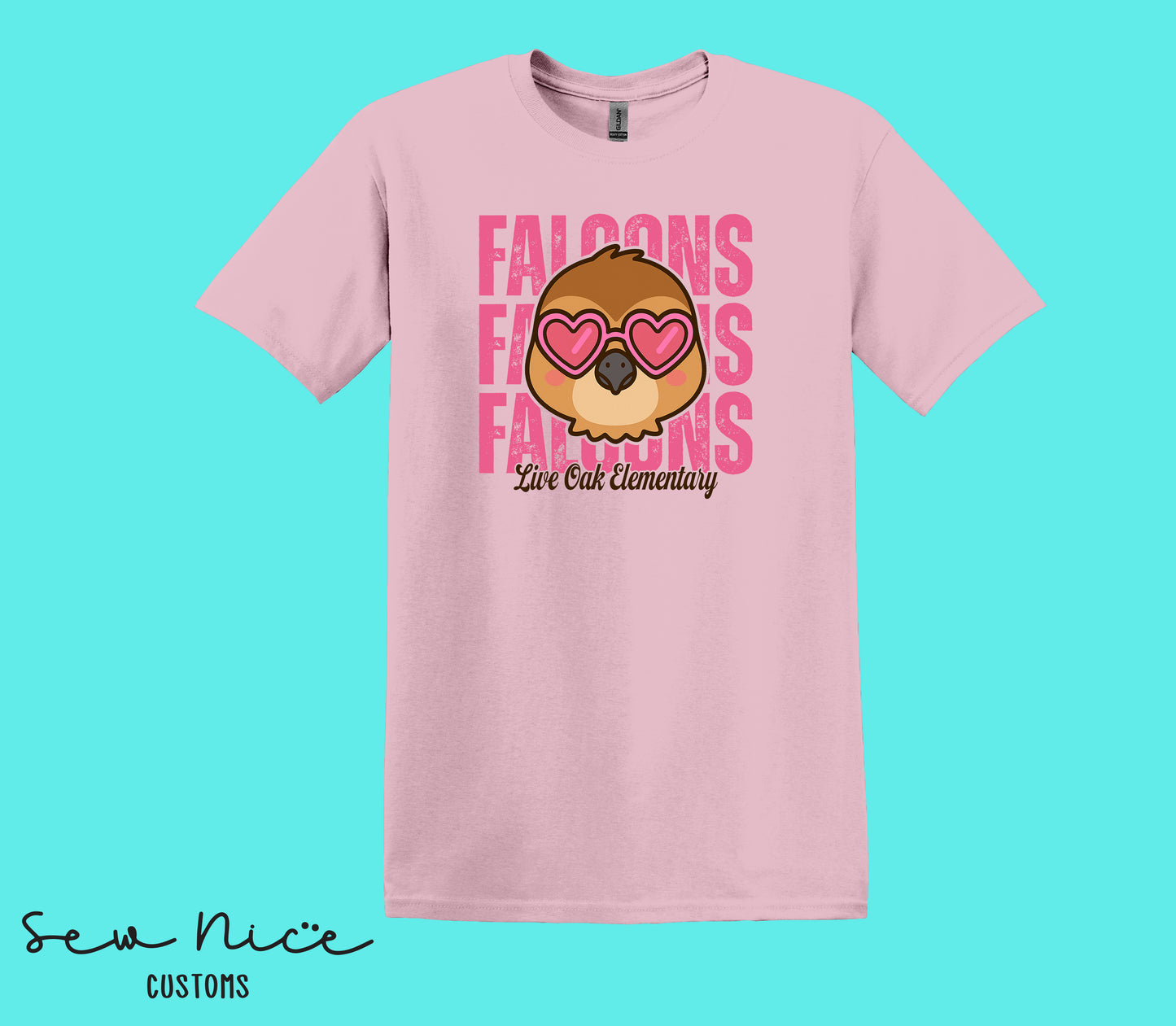 Falcons Valentine's- Unisex Adult/Youth T-Shirt