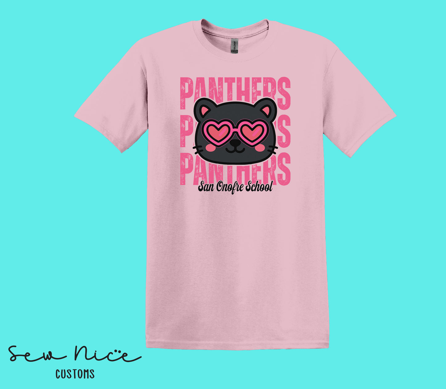 Panther Valentine's- Unisex Adult/Youth T-Shirt