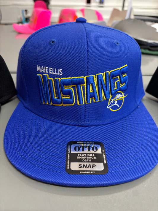 Maie Ellis- Mustangs-3D Puff Embroidered Hat