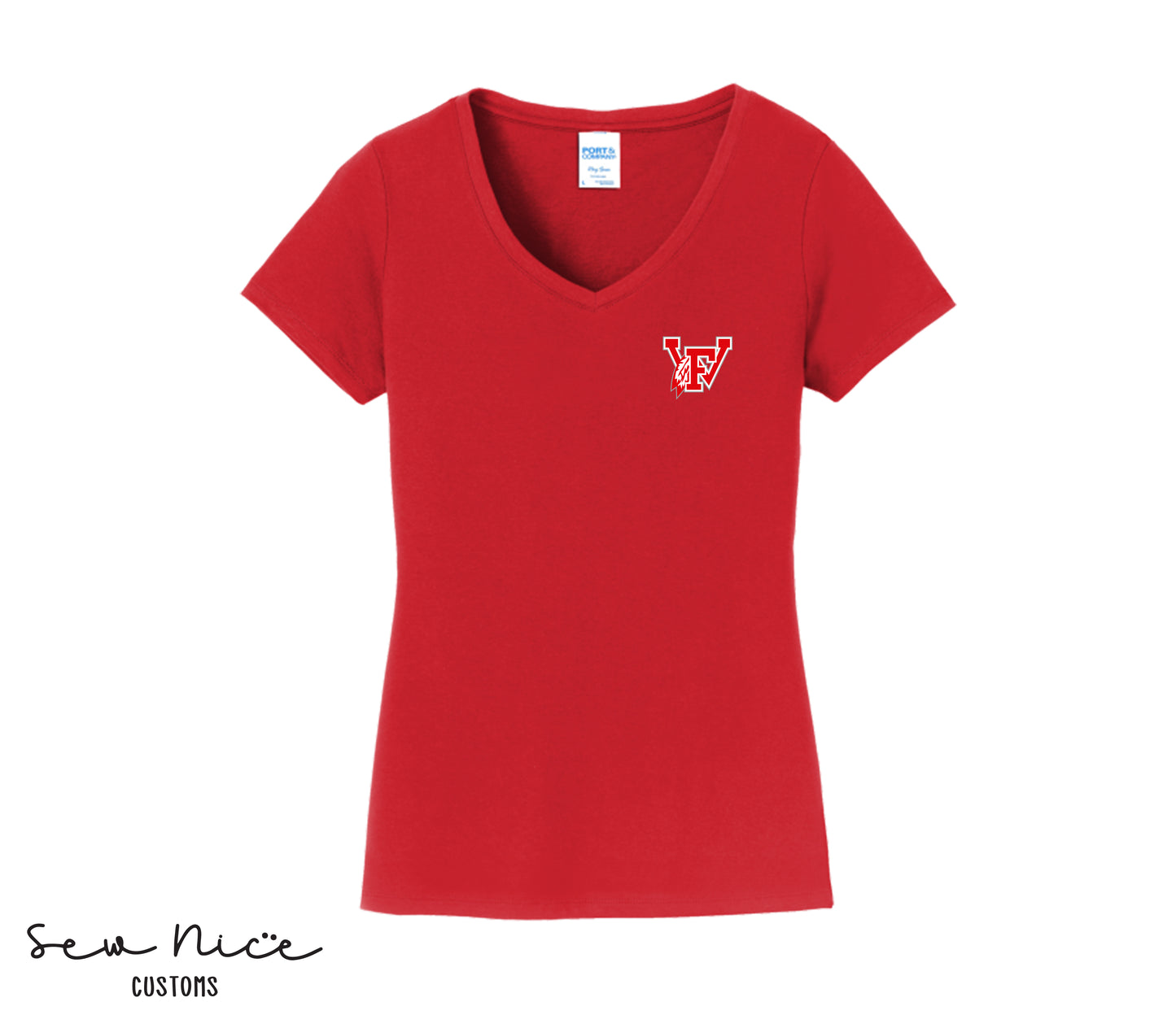 FW 12U Logo- Ladies V-Neck