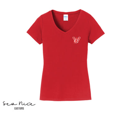 FW 12U Logo- Ladies V-Neck