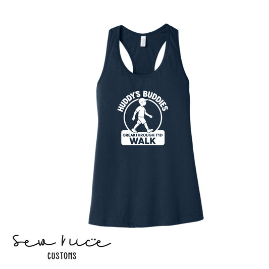 Huddy's Buddies Walk Team- Ladies Bella Canvas Racerback Tank Top