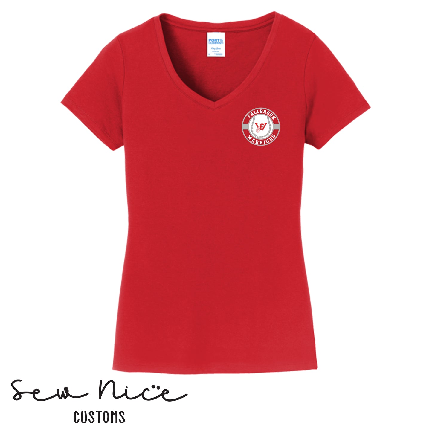 Circle Design- Women's V-Neck