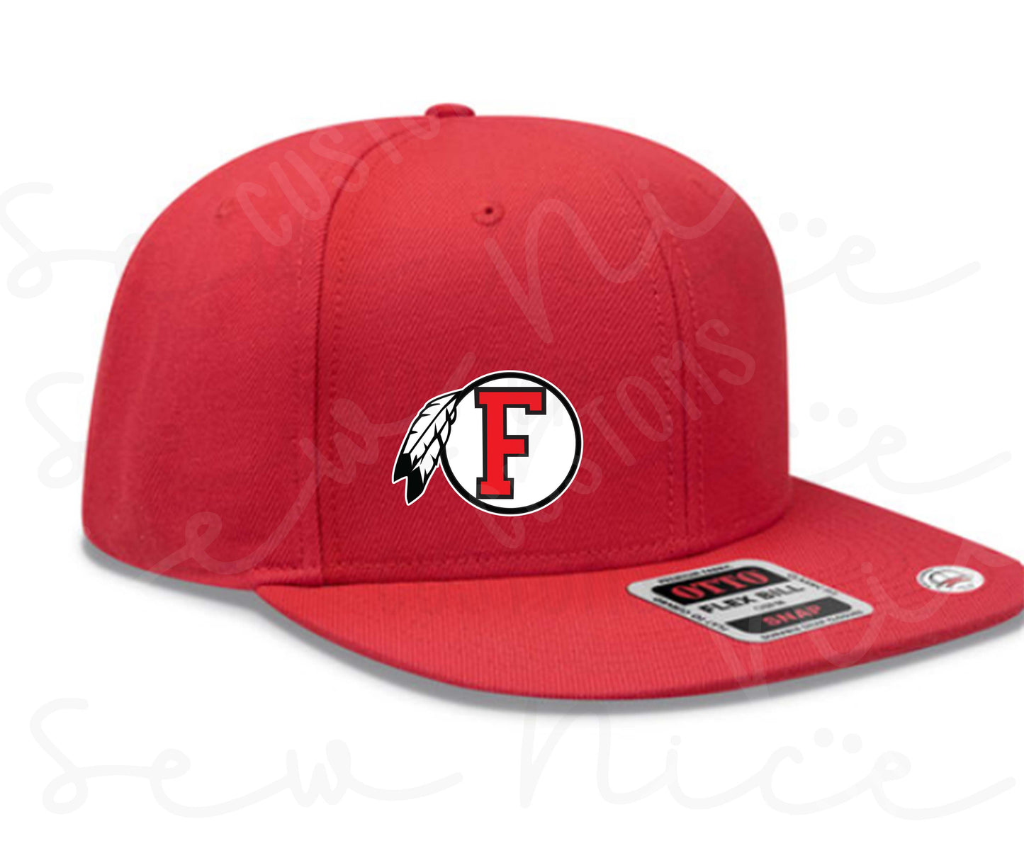 Embroidered FHS Logo- Otto Wool Flat Bill Hat