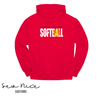 Fallbrook High School Softball- Unisex Adult/Youth Hoodie