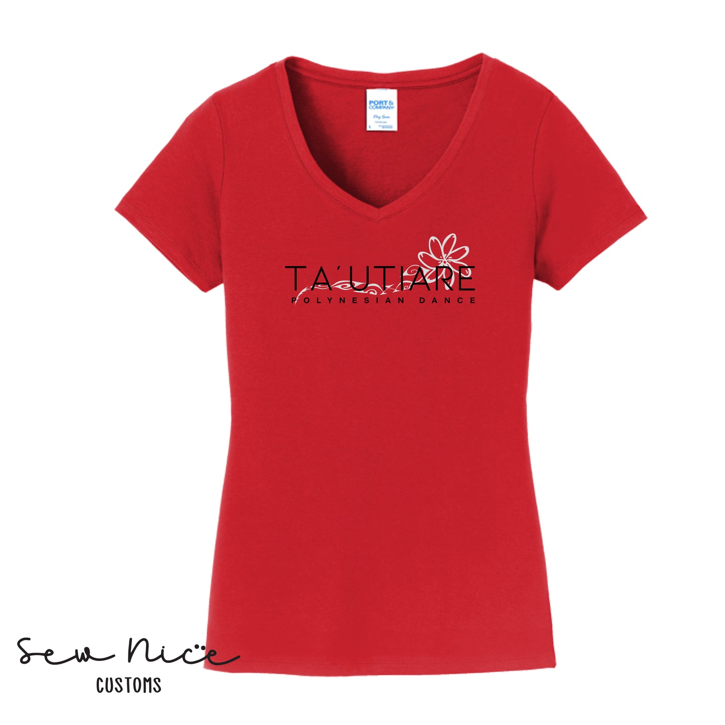 Ta'utiare -Ladies V-Neck Shirt