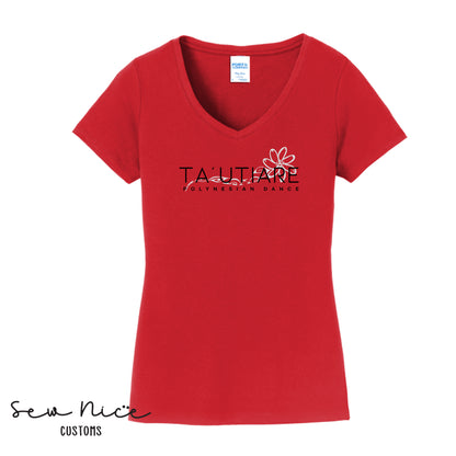 Ta'utiare -Ladies V-Neck Shirt