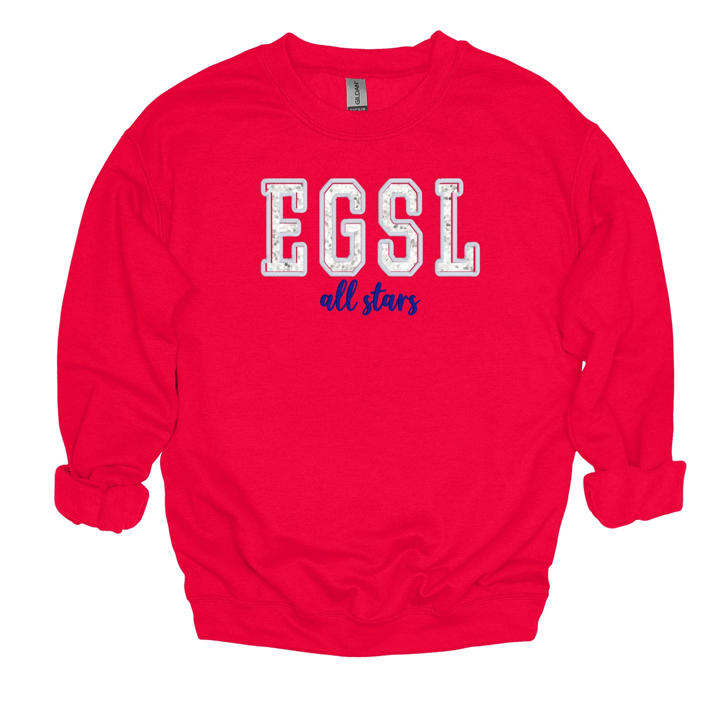 Embroidered Sequin Applique EGSL All Stars - Unisex Crewneck