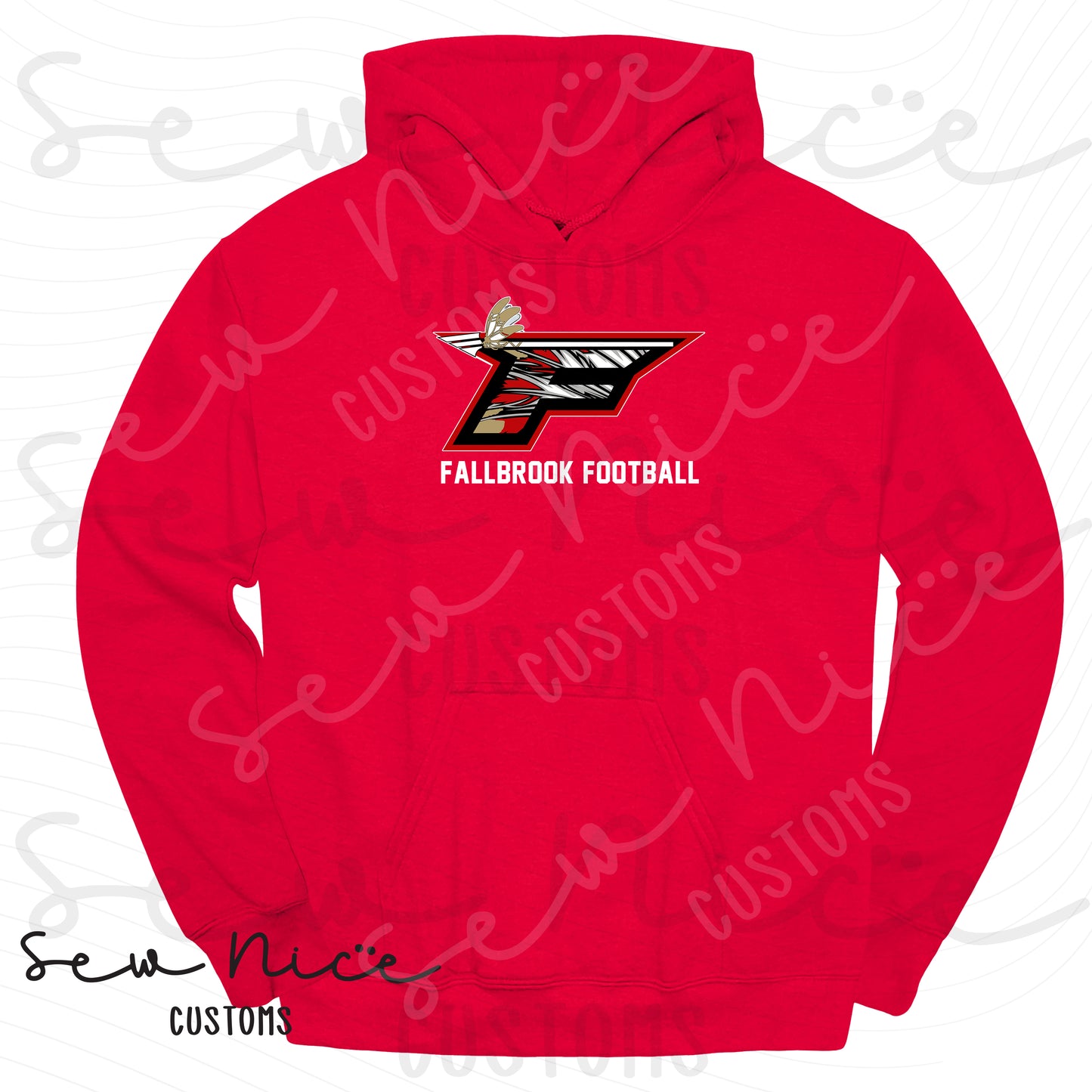 F Football Logo Unisex Hoodie