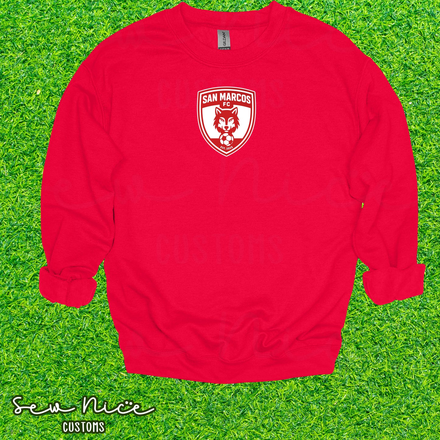 San Marcos FC- Unisex Adult/Youth Crewneck Sweatshirt