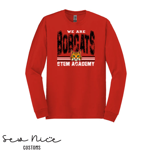 STEM-We Are Bobcats-Unisex Adult/Youth Long Sleeve Shirt