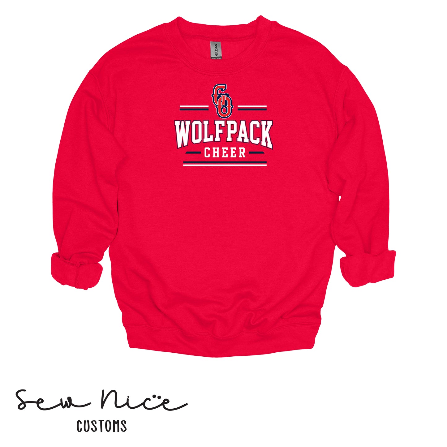 Go Wolfpack Cheer- Unisex Crewneck Sweatshirt