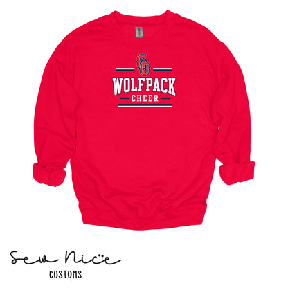 Go Wolfpack Cheer- Unisex Crewneck Sweatshirt