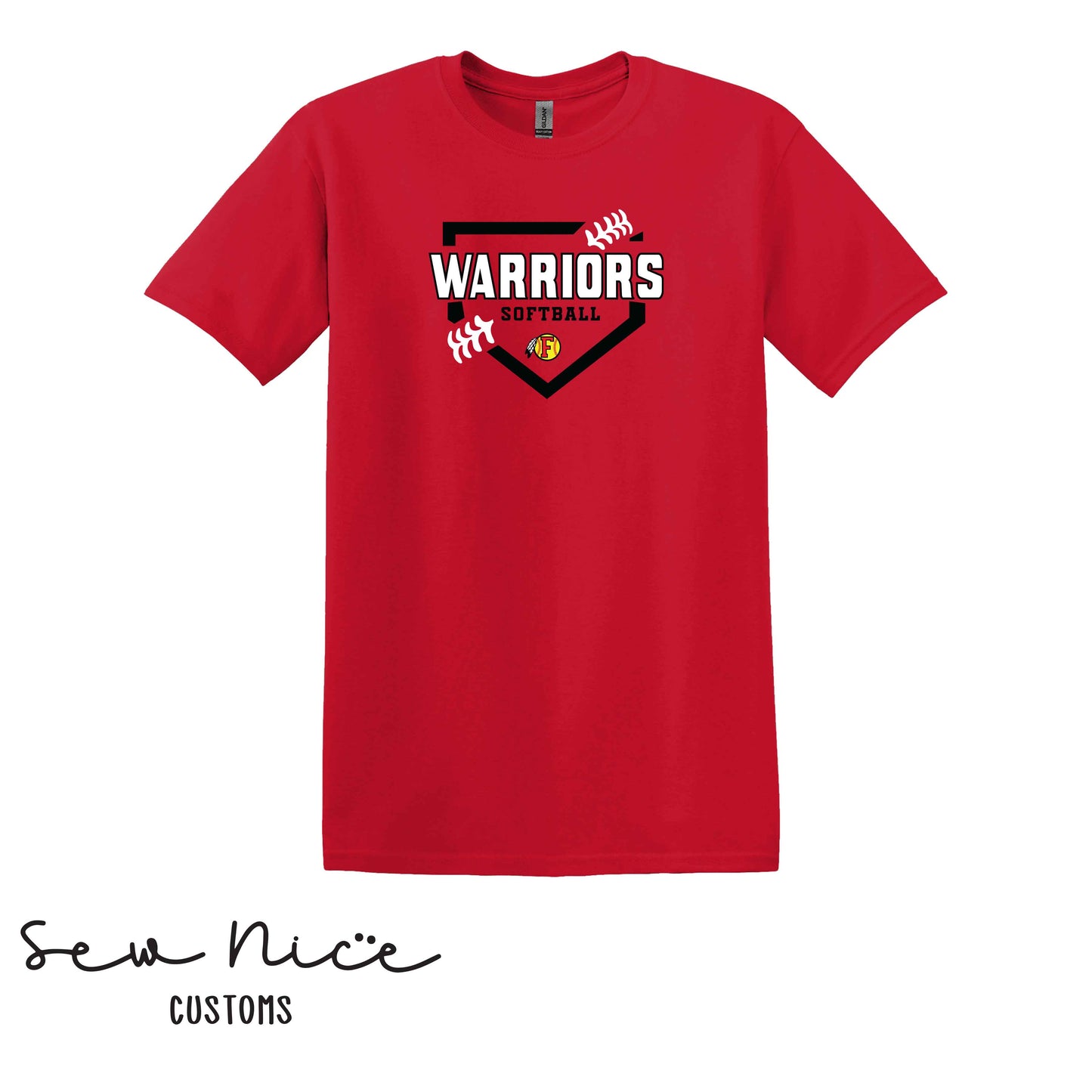 FHS Softball Plate- Unisex Adult/Youth T-Shirt