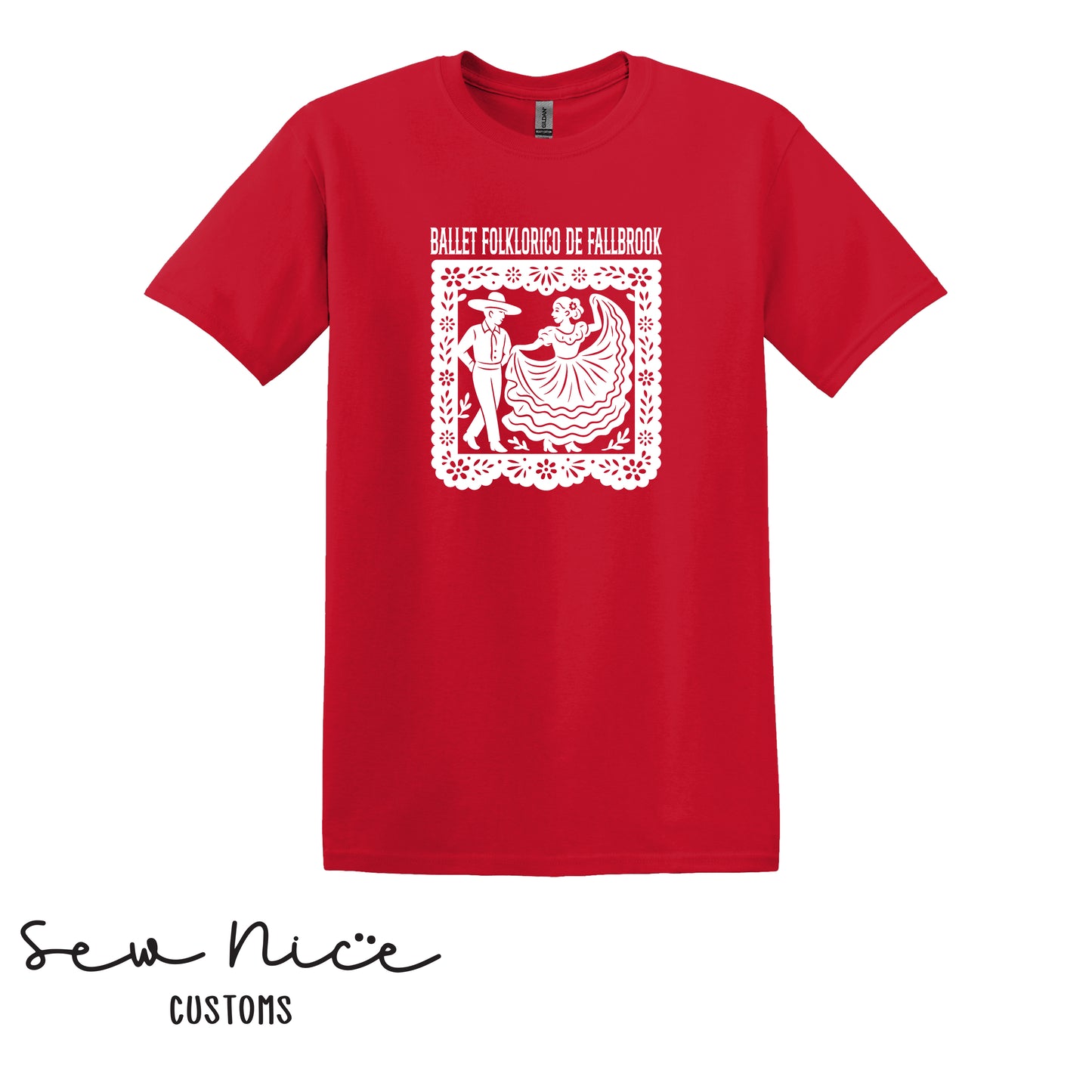 Ballet Folklorico- Papel Picado - Unisex Adult/Youth T-Shirt