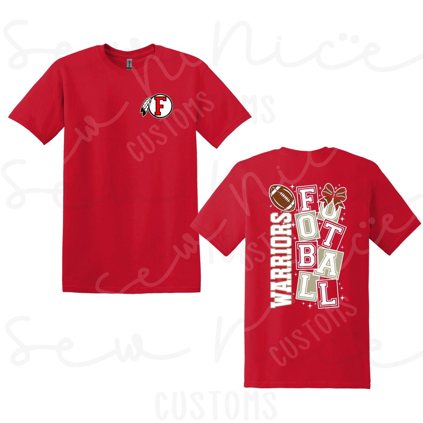 Warriors Football Block - Unisex Shirt