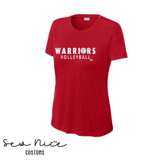 Warriors Ball Volleyball- Ladies Dri Fit Shirt