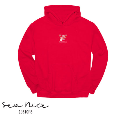 FHS FW Small Center Chest Logo-Unisex Adult/Youth Hoodie