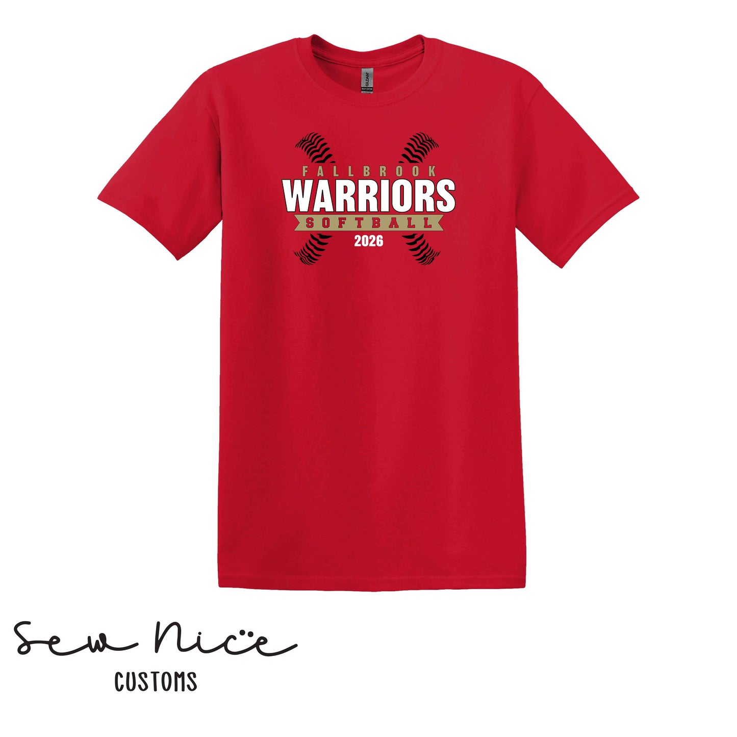 FHS Softball Seam- Unisex Adult/Youth T-Shirt