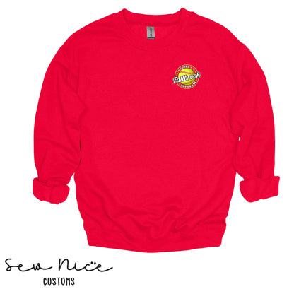 Fallbrook Girls Softball Logo - EMBROIDERED Crewneck Sweatshirt