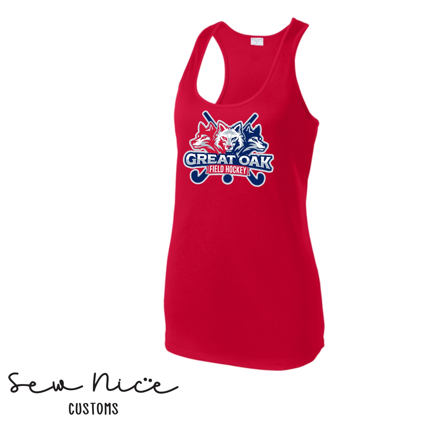 GO Wolfpack Field Hockey Ladies Dri Fit Tank Top